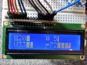 Display for PC RAM, VRAM, CPU & GPU with gauges