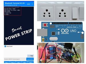 Smart Bluetooth HC-05 controlled Power Strip