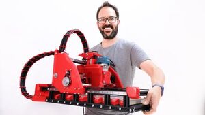 3D PRINTED CNC BUILT FROM SCRATCH CUTS METAL