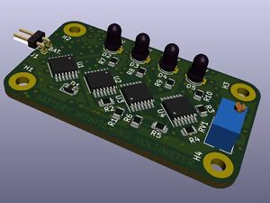 Car Battery Monitoring Voltmeter