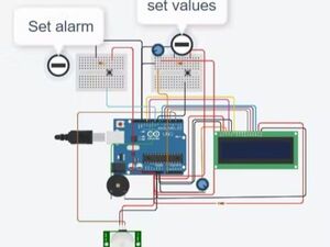 Alarm clock without RTC