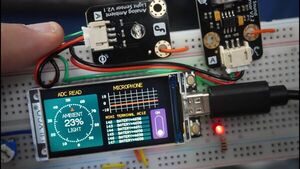 T-Display-S3 development board meets Breadboard