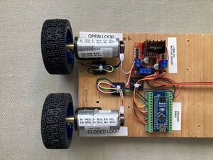 DC Motor Open Loop Vs Closed Loop Demonstrator