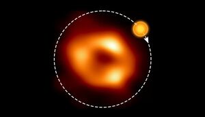 Hot gas bubble swirls around the heart of the Milky Way