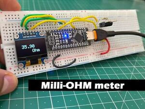 Milliohm meter theory and project