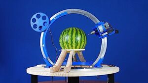 Building a Watermelon Carving Robot with my 200IQ big brain