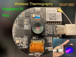 Raspberry Pi Pico & WizFi360 Wireless Thermography