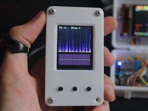 WiFiBOX - Packet Monitor with Waterfall Plot using ESP32
