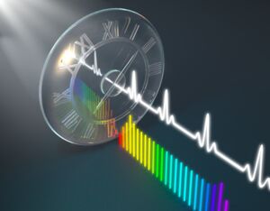 An on-chip time-lens generates ultrafast pulses