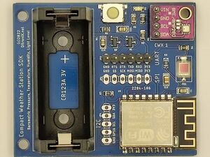 CWX ESP8266 BME280 Compact Weather Station