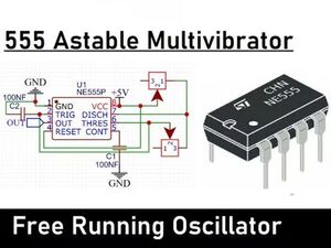 Rebuilding IC555 - Astable Multivibrator