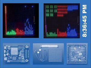 The Circle of Life (a digitless, pixeldust clock)