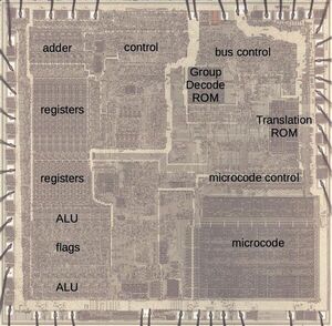 How the 8086 processor's microcode engine works