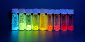 Entire colour palette of inexpensive fluorescent dyes