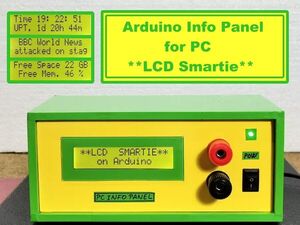 Arduino LCD Info panel for PC (LCD Smartie)