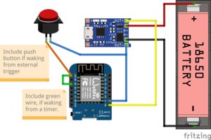 Quick and dirty guide to Lithium battery-powered Wemos D1 Mini