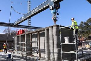 3D printing reaches new heights with two-story home