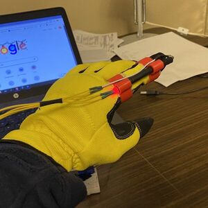 Optical Glove Controller using LDR