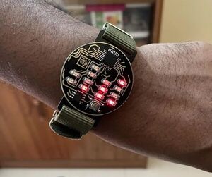 PCB Binary Watch