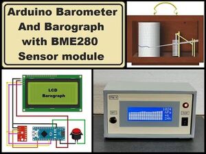 Arduino Barometer + Barograph with BME280 Sensor