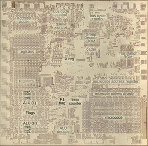 Reverse-engineering the multiplication algorithm in the Intel 8086 processor