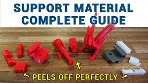 Support material complete guide for 3D printing