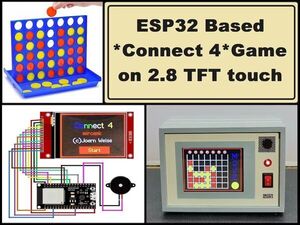 DIY Connect 4 Game on 2.8 inch TFT touch Display