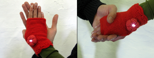 high five and holding hands